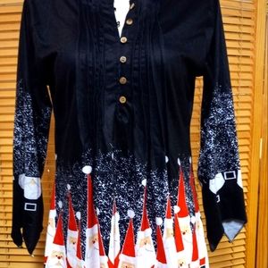 Can gnomes be sexy? This shirt says yes! Black top, Gnomes all around the bottom